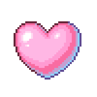 Pink rotating heart